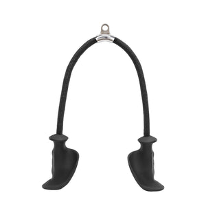 JASPORT ER2 Corde de Triceps Ergonomique (Noir)