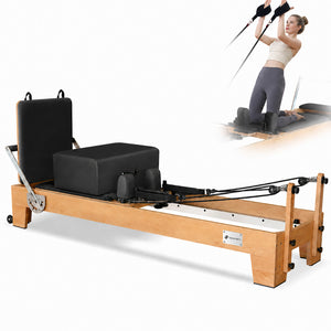 JASPORT P80 Reformer Pilates en bois de hêtre