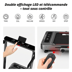 Tapis de course 2-en-1 JASPORT GL3H pour la maison