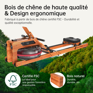 JASPORT R3 Rameur à Eau Pliable pour la Maison (Cerise)