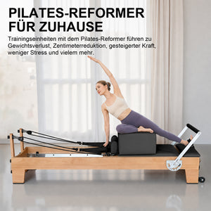 JASPORT P80 Reformer Pilates en bois de hêtre