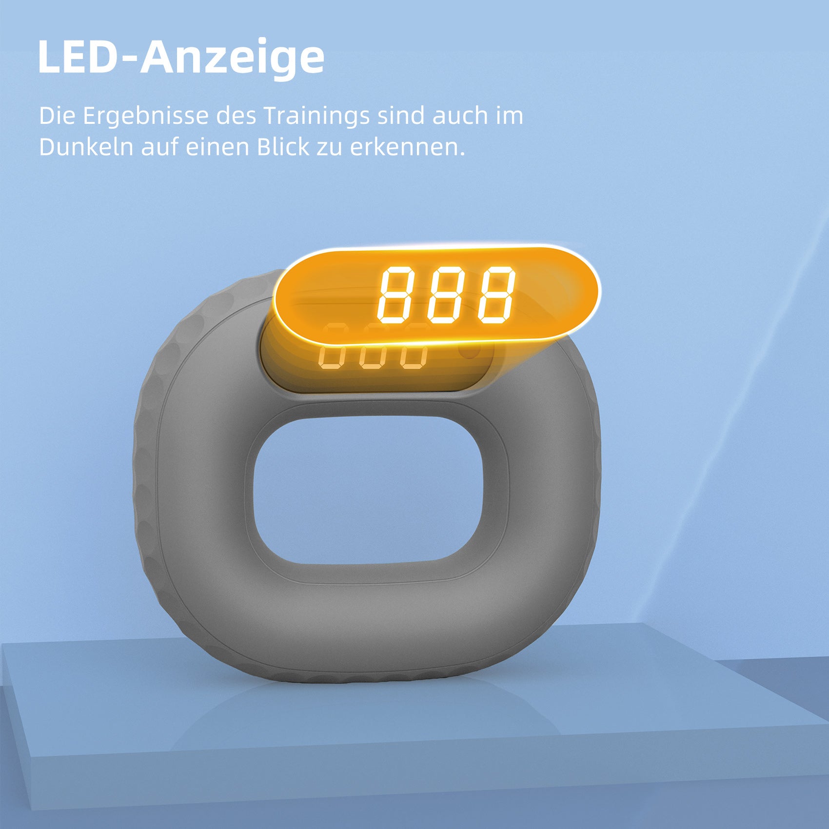 JASPORT GT3 Entraîneur Intelligent de Force de Préhension pour la Main – Gris