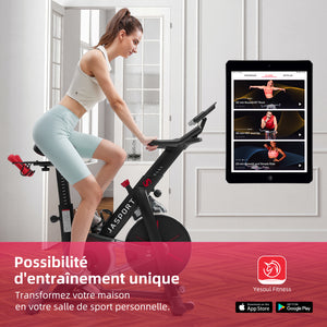JASPORT S3 Vélo de Speed Indoor Intelligent – Noir