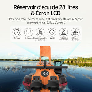 JASPORT R3 Rameur à Eau Pliable pour la Maison (Cerise)