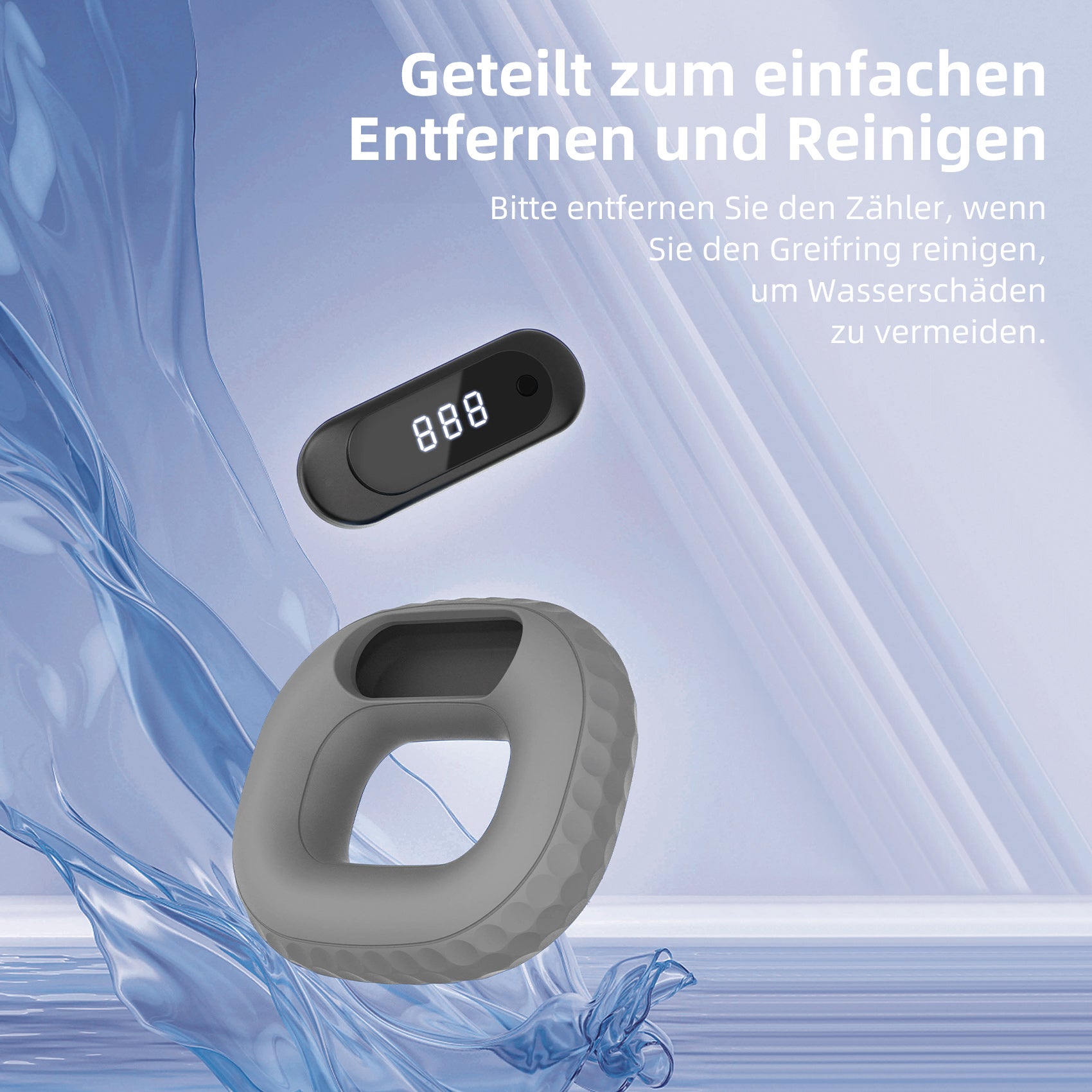 JASPORT GT3 Entraîneur Intelligent de Force de Préhension pour la Main – Gris