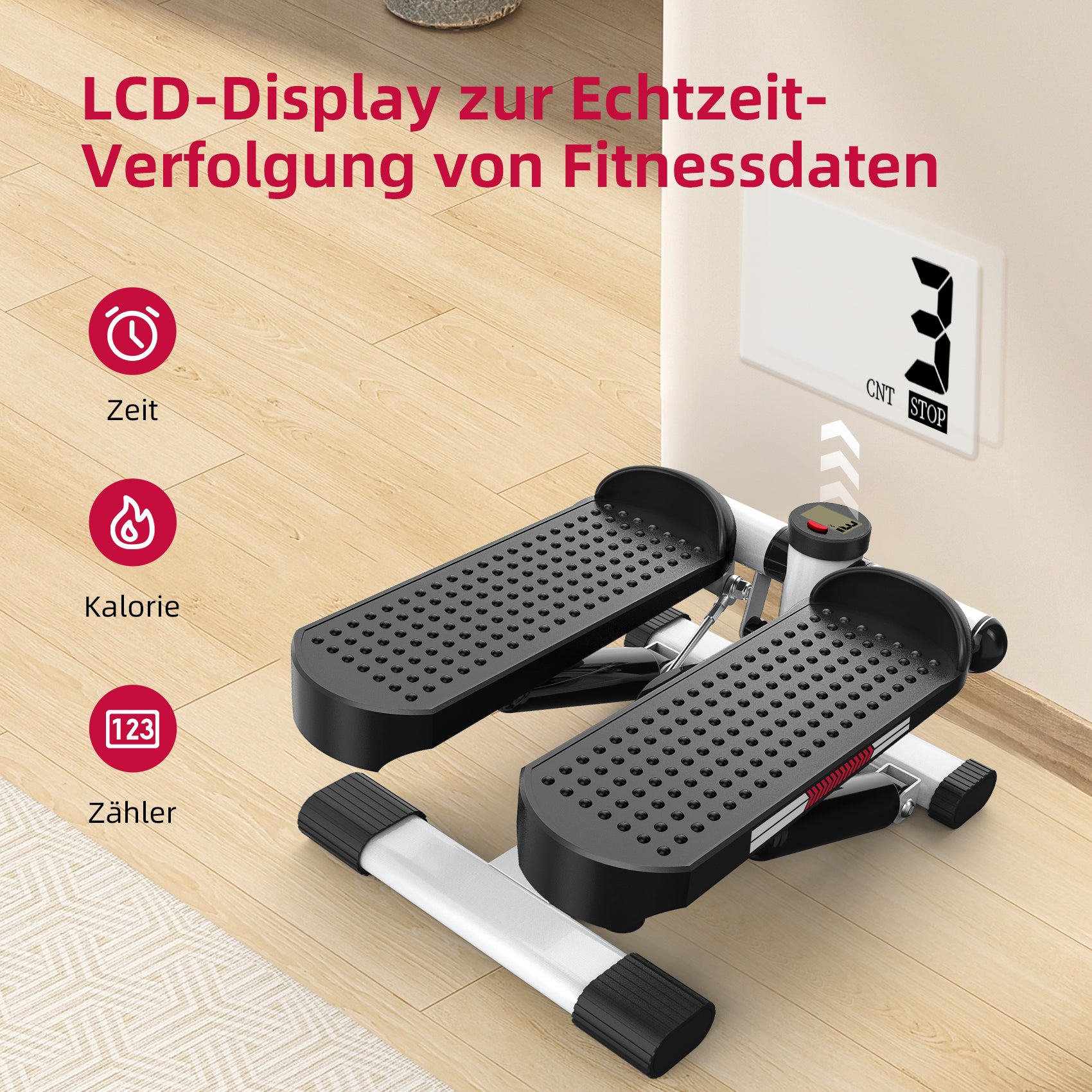 Mini stepper JASPORT ST1 pour la maison (version blanche)