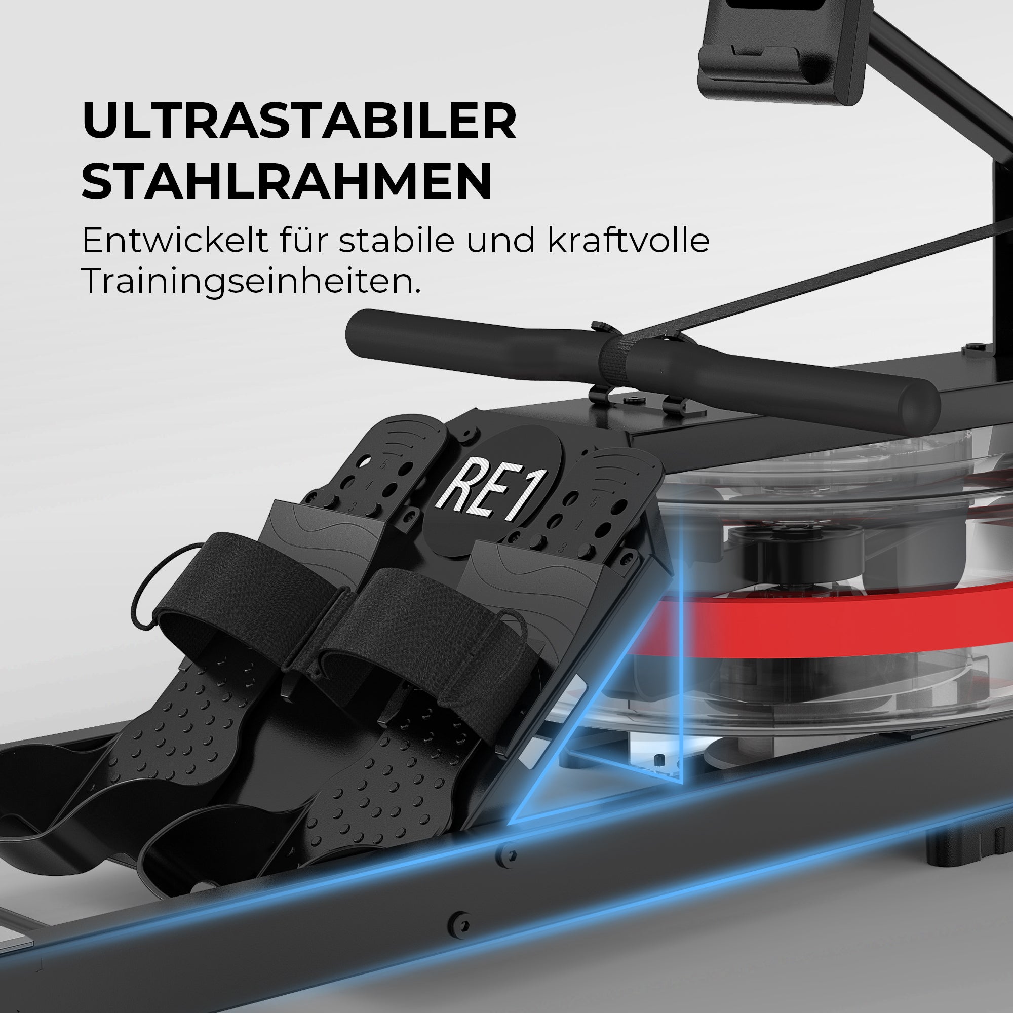 Rameur à eau pliable JASPORT RE1 pour entraînement à domicile