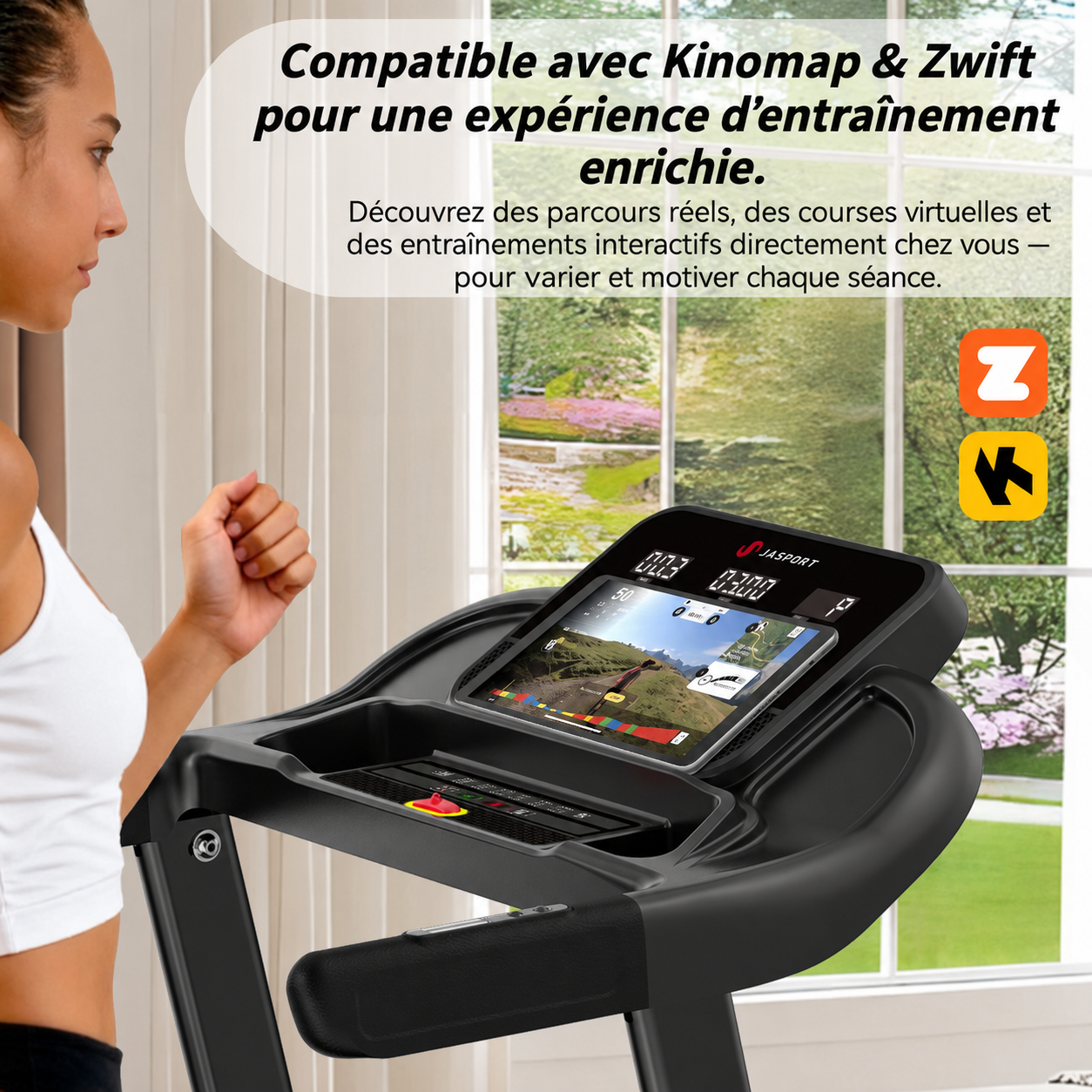 Tapis de course pliable JASPORT L4 pour la maison