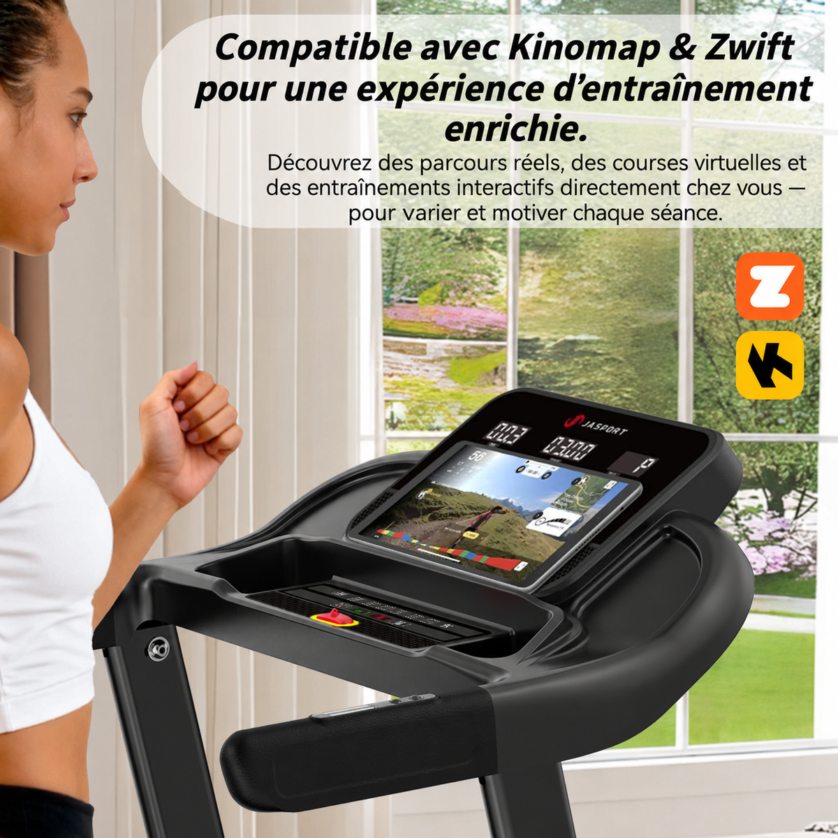 Tapis de course pliable JASPORT L4 pour la maison