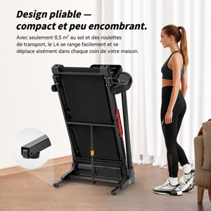 Tapis de course pliable JASPORT L4 pour la maison