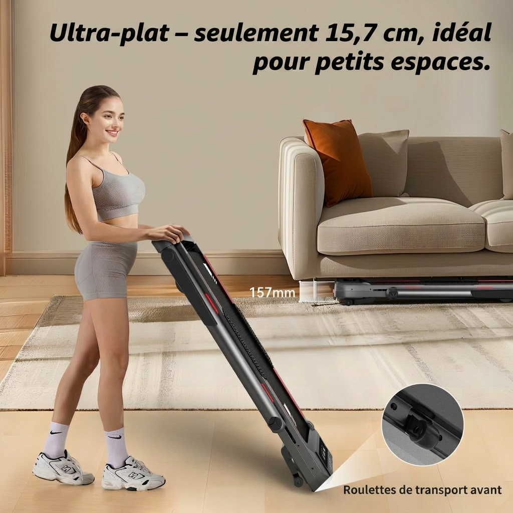 Tapis de course 2-en-1 JASPORT GL3H pour la maison