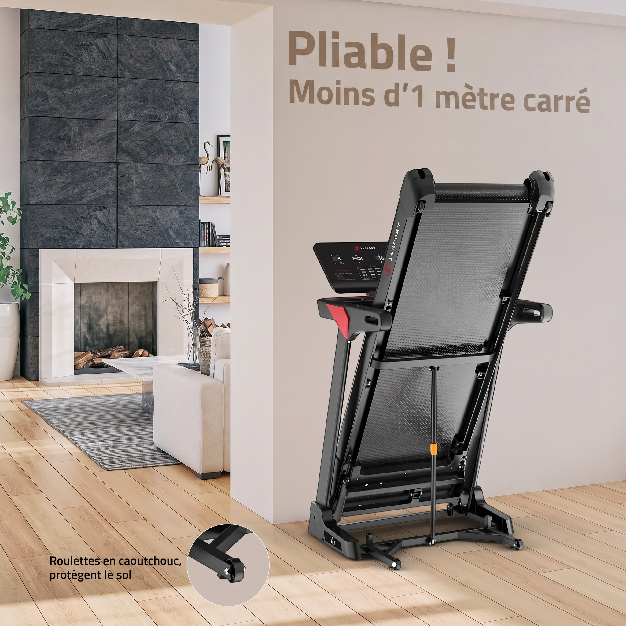 Tapis de course pliable JASPORT L3 pour la maison