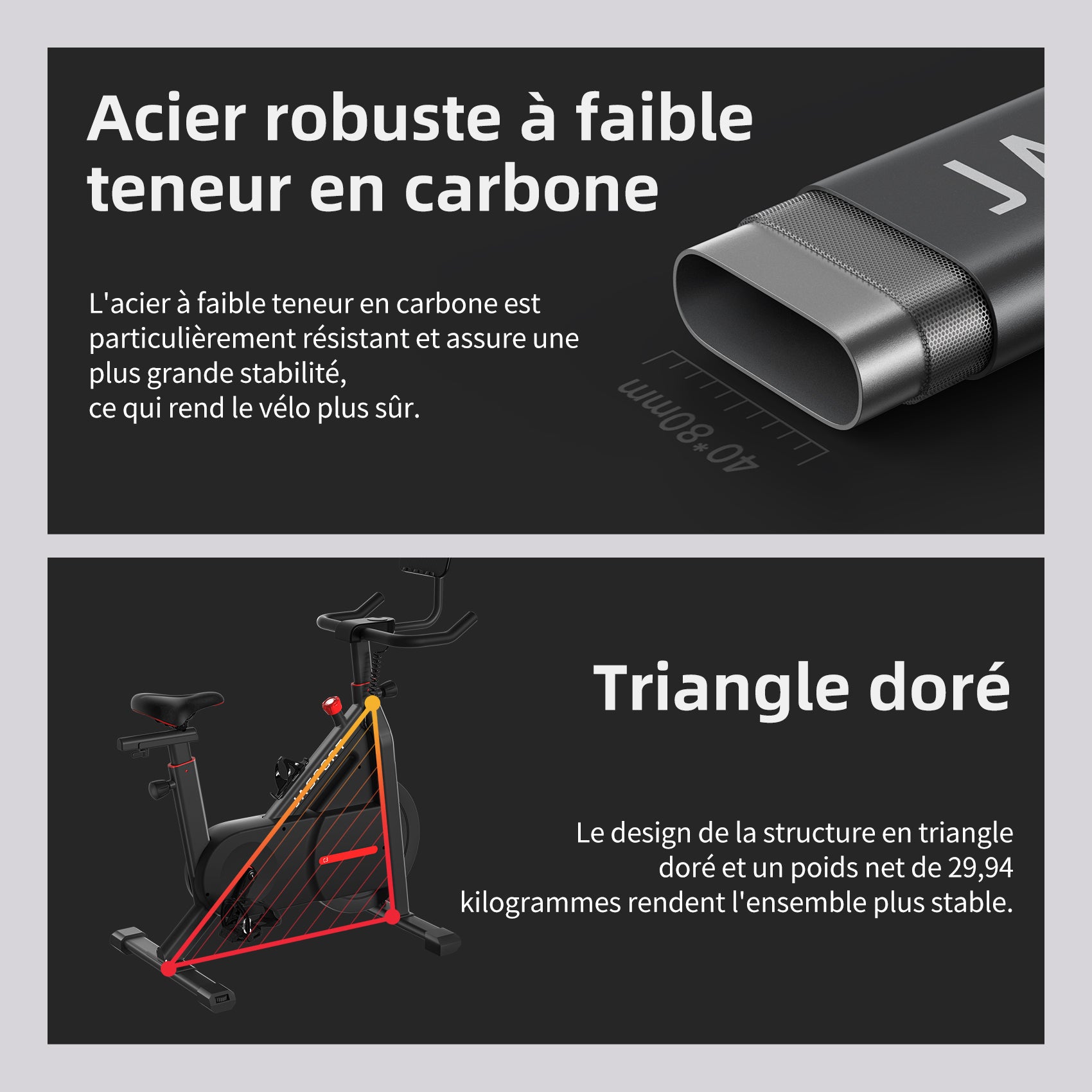 JASPORT C3 Vélo de Speed Indoor Intelligent