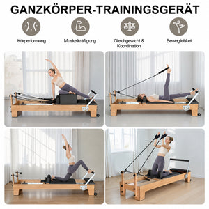 JASPORT P80 Reformer Pilates en bois de hêtre