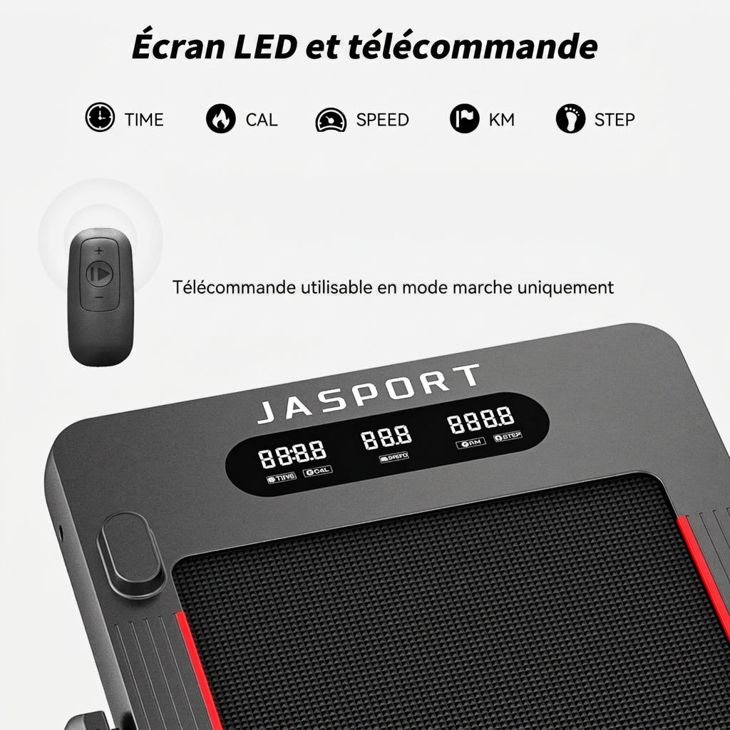 Tapis de course 2-en-1 JASPORT GL3 pour la maison
