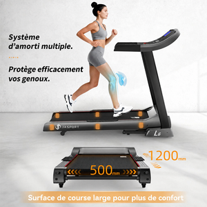 Tapis de course pliable JASPORT L6 pour la maison