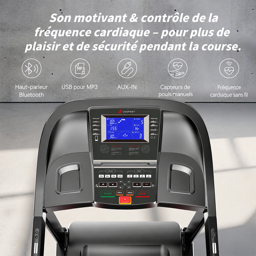 Tapis de course pliable JASPORT L6 pour la maison