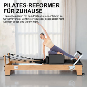 JASPORT P80 Reformer Pilates en bois de hêtre