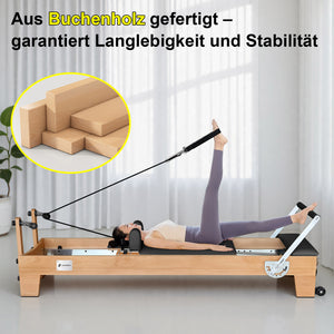 JASPORT P80 Reformer Pilates en bois de hêtre