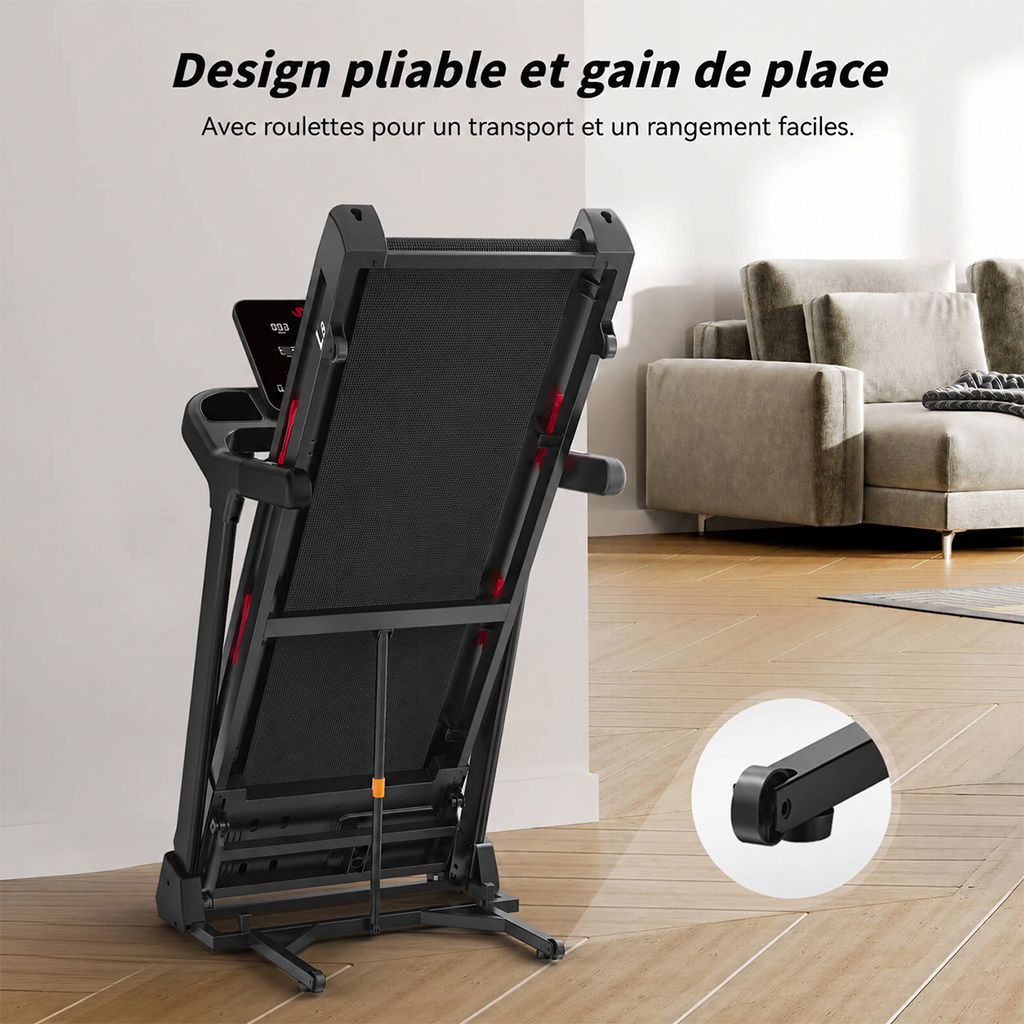 Tapis de course pliable JASPORT L8 pour la maison