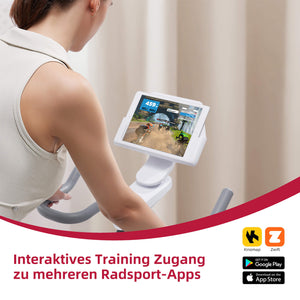 JASPORT S3 Vélo de Speed Indoor Intelligent – Blanc