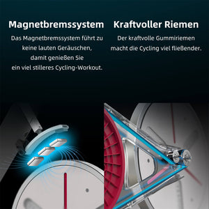JASPORT S3 Vélo de Speed Indoor Intelligent – Blanc